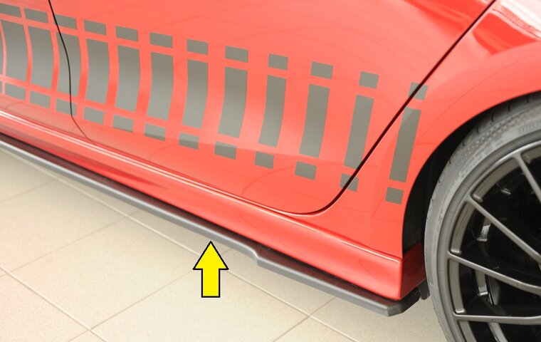 Rieger Tuning sideskirt aanzetstuk Links Cupra Leon [KL]