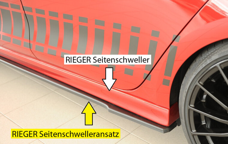 Rieger Tuning sideskirt aanzetstuk Links Cupra Leon [KL]