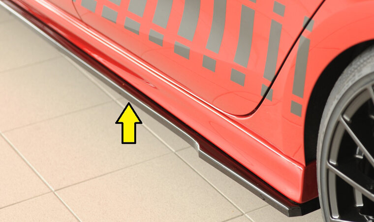 Rieger Tuning sideskirt aanzetstuk Links Cupra Leon [KL]