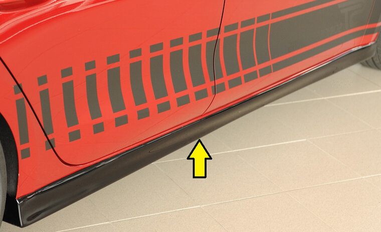 Rieger Tuning sideskirt (XS) Rechts Cupra Leon [KL]