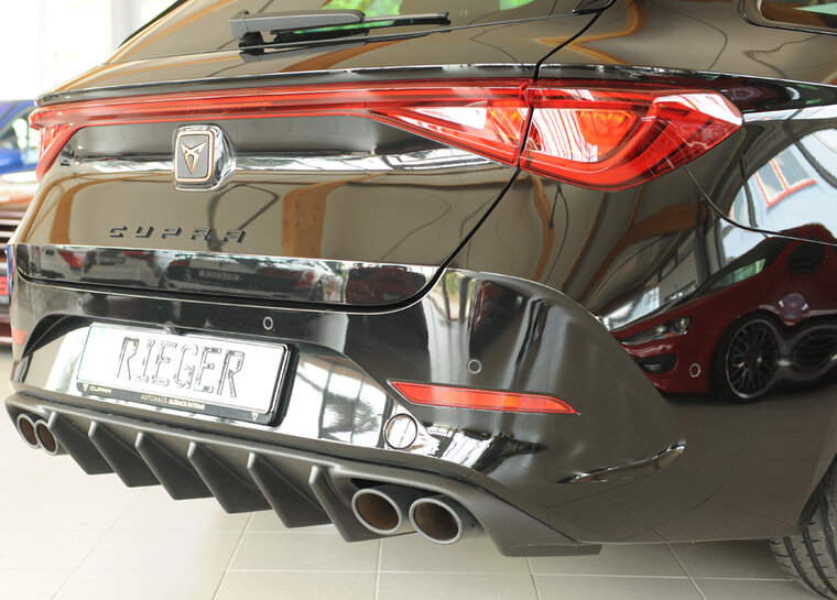 Rieger Tuning diffuser (voor auto's zonder trekhaak) Cupra Leon [KL]