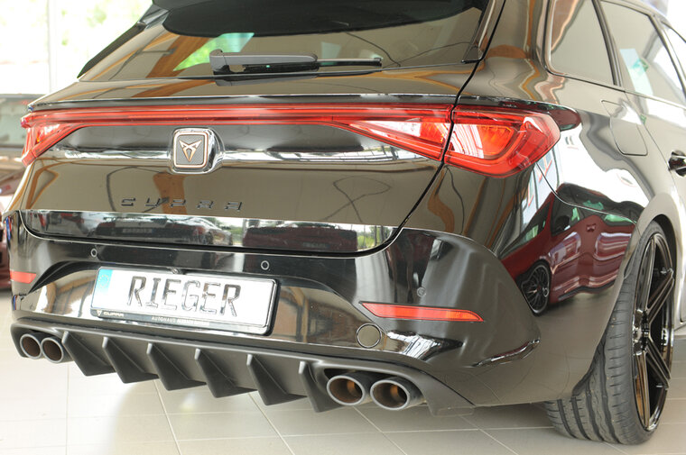 Rieger Tuning diffuser (voor auto's met trekhaak) Cupra Leon [KL]