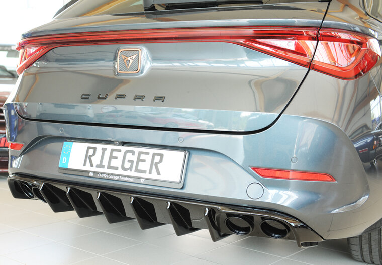 Rieger Tuning diffuser (voor auto's zonder trekhaak) Cupra Leon [KL]