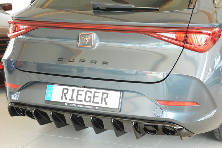 Rieger Tuning diffuser (voor auto's met trekhaak) Cupra Leon [KL]