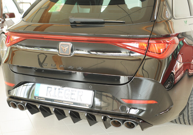 Rieger Tuning diffuser (voor auto's met trekhaak) Cupra Leon [KL]