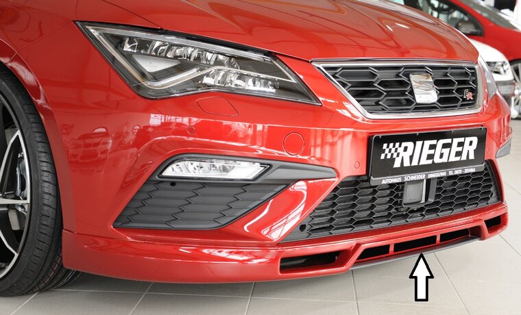 Rieger Tuning splitter Seat Leon FR / Leon Cupra 5F