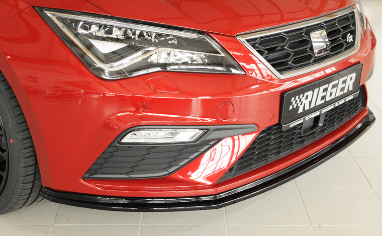 Rieger Tuning voorsplitter Seat Leon FR / Leon Cupra 5F