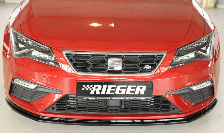 Rieger Tuning voorsplitter Seat Leon FR / Leon Cupra 5F