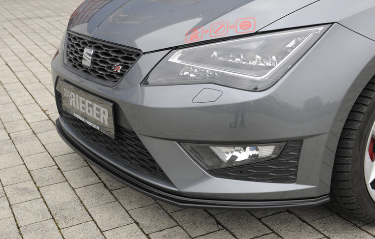 Rieger Tuning voor splitter Seat Leon FR 5F / Leon Cupra 5F