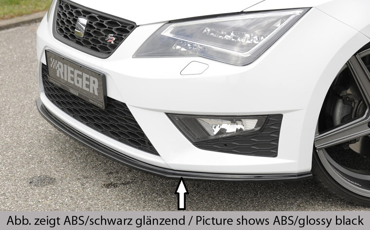 Rieger Tuning voorsplitter Seat Leon FR 5F / Leon Cupra 5F