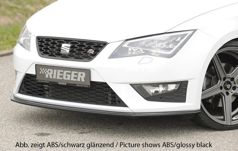 Rieger Tuning voorsplitter Seat Leon FR 5F / Leon Cupra 5F