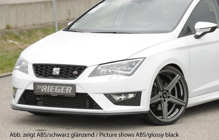 Rieger Tuning voorsplitter Seat Leon FR 5F / Leon Cupra 5F