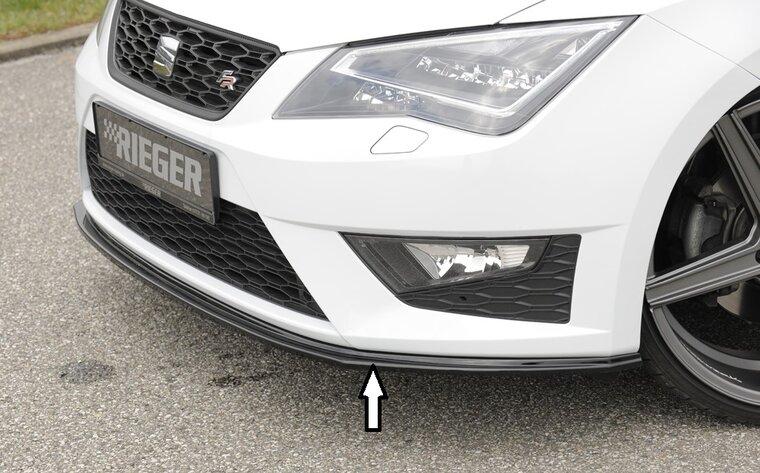 Rieger Tuning voorsplitter Seat Leon FR 5F / Leon Cupra 5F