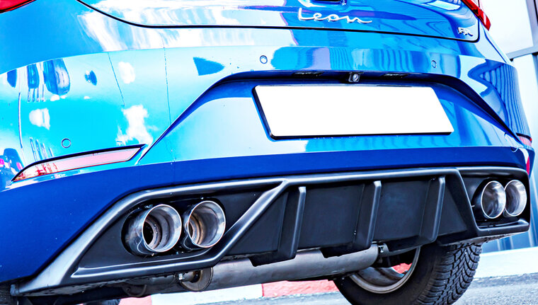 Rieger Tuning diffuser voor sportuitlaatdemper Seat Leon KL