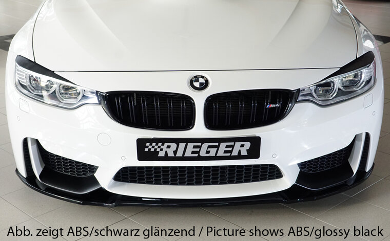 Rieger Tuning voorsplitter voor voorbumper BMW M3 / M4 F80/82