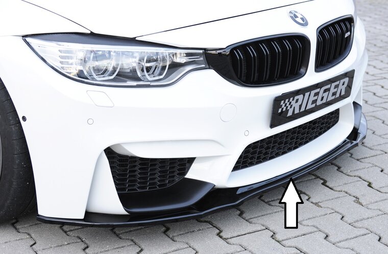 Rieger Tuning voorsplitter voor voorbumper BMW M3 / M4 F80/82