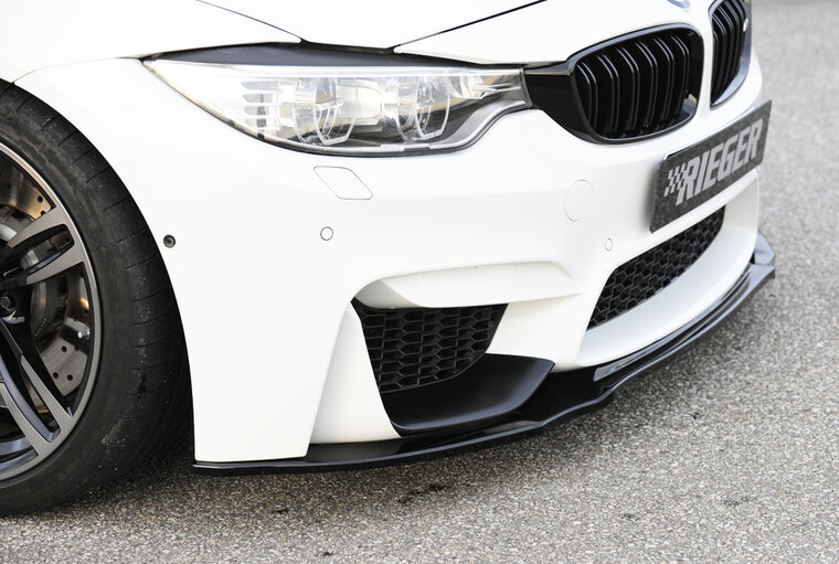 Rieger Tuning voorsplitter voor voorbumper BMW M3 / M4 F80/82