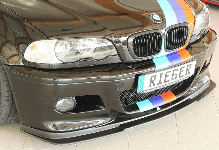 Rieger Tuning voorbumper spoiler lip BMW M3 E46