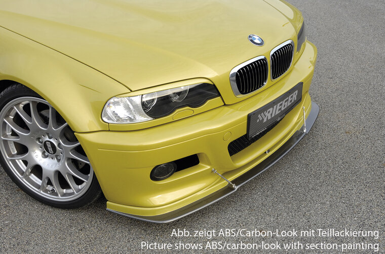 Rieger Tuning voorspoiler lip BMW M3 E46