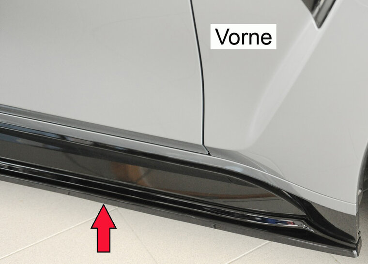 Rieger Tuning sideskirt aanzetstuk Rechts BMW M3 G80/81