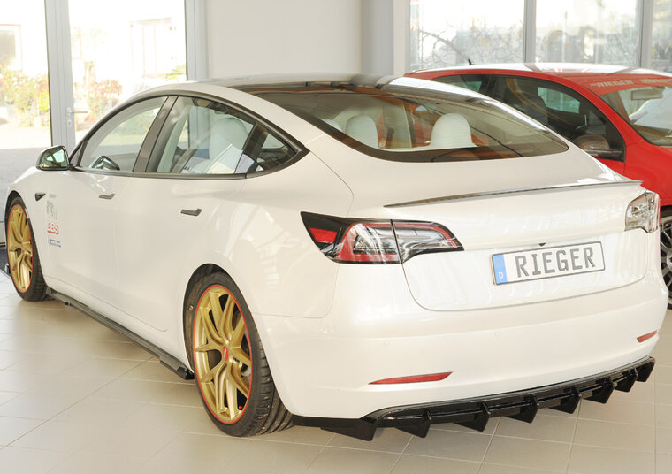 Rieger Tuning sideskirt aanzetstuk Links Tesla Model 3