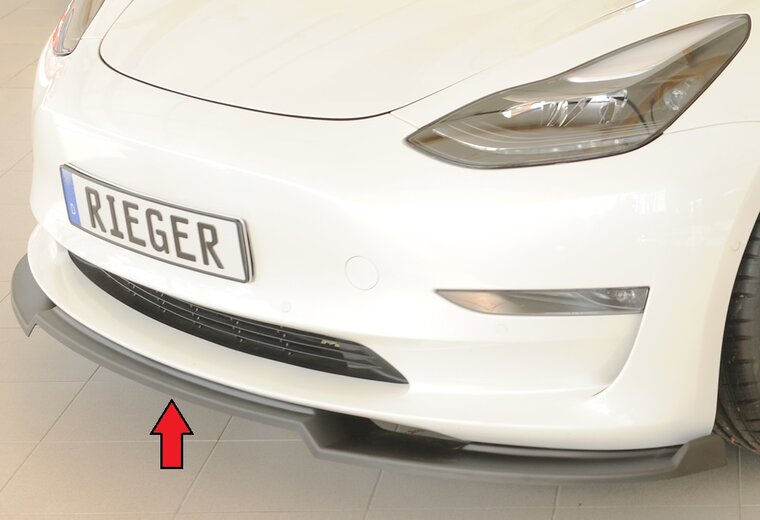 Rieger Tuning splitter Tesla Model 3