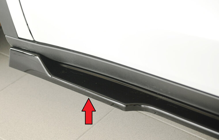 Rieger Tuning sideskirt aanzetstuk Links Tesla Model Y