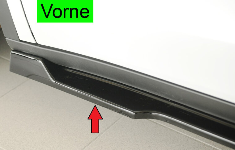 Rieger Tuning sideskirt aanzetstuk Links Tesla Model Y