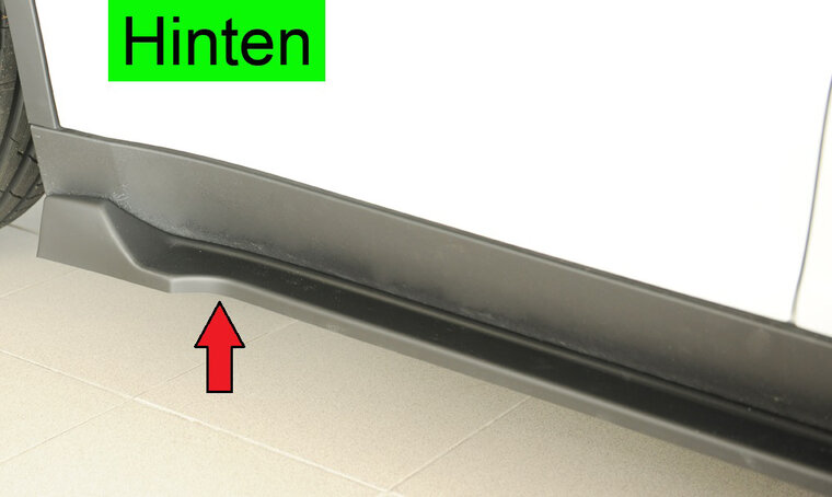 Rieger Tuning sideskirt aanzetstuk Rechts Tesla Model Y