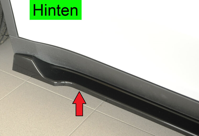 Rieger Tuning sideskirt aanzetstuk Rechts Tesla Model Y
