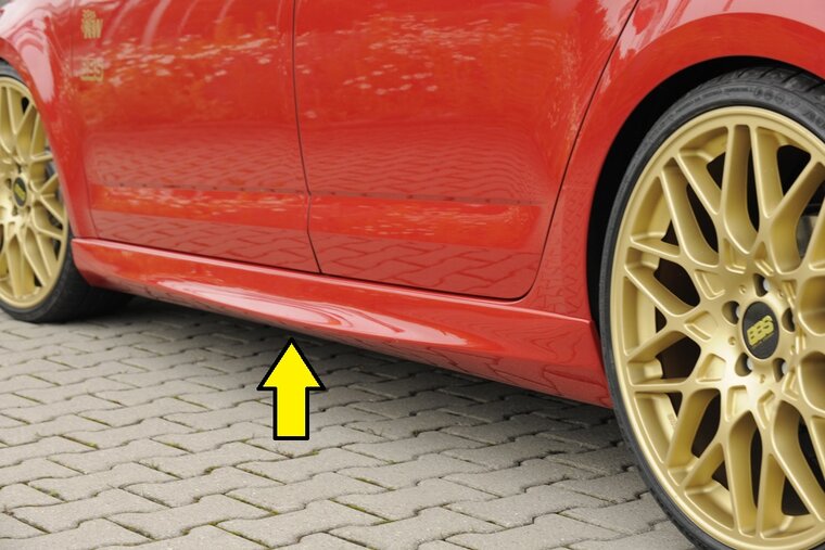 Rieger Tuning sideskirt Links Skoda Octavia 5E