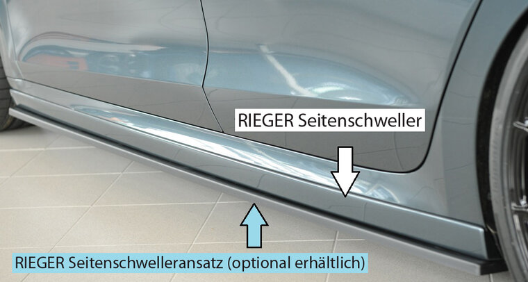Rieger Tuning sideskirt (XS) Links Skoda Octavia NX