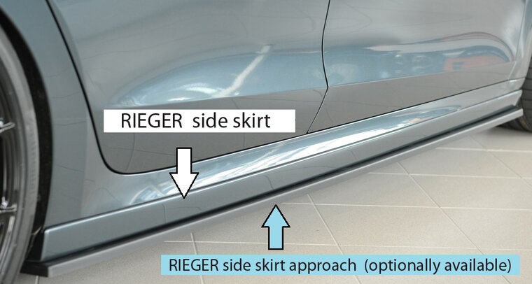 Rieger Tuning sideskirt (XS) Rechts Skoda Octavia NX