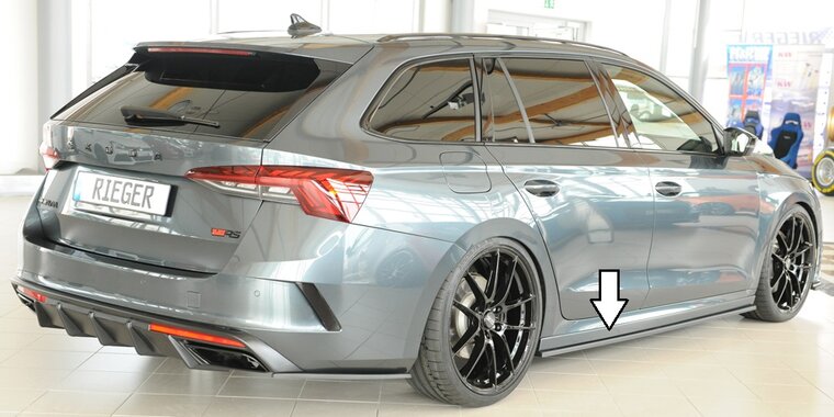 Rieger Tuning sideskirt (XS) Rechts Skoda Octavia NX