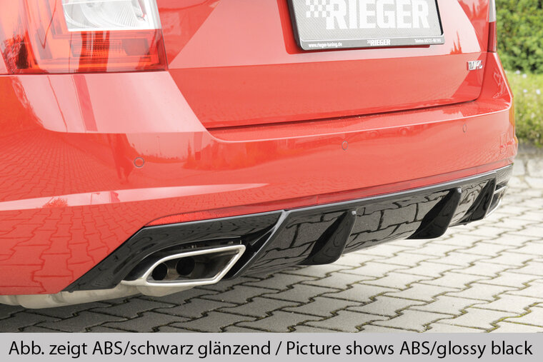 Rieger Tuning diffuser Skoda Octavia RS 5E