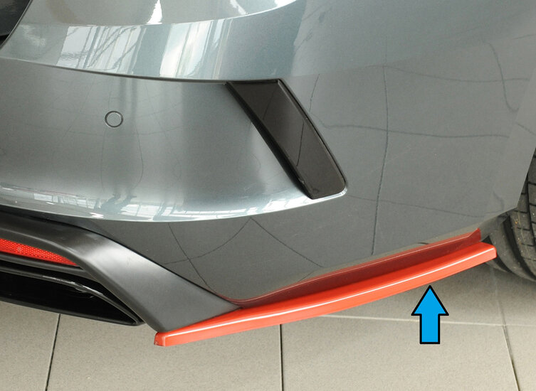 Rieger Tuning achterbumper aanzetstuk lateraal, rechts Skoda Octavia RS NX