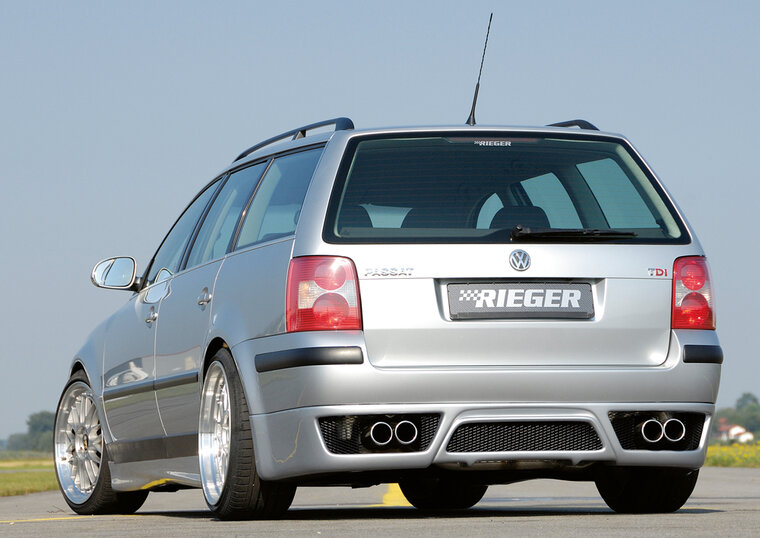 Rieger Tuning achterbumper verlenging VW Passat (3B/G)