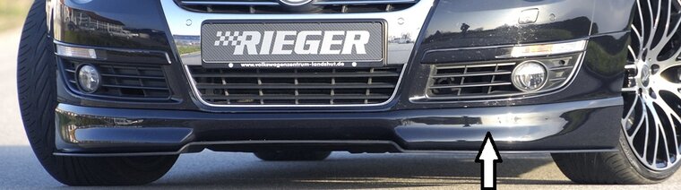 Rieger Tuning voorspoiler lip VW Passat (3C)