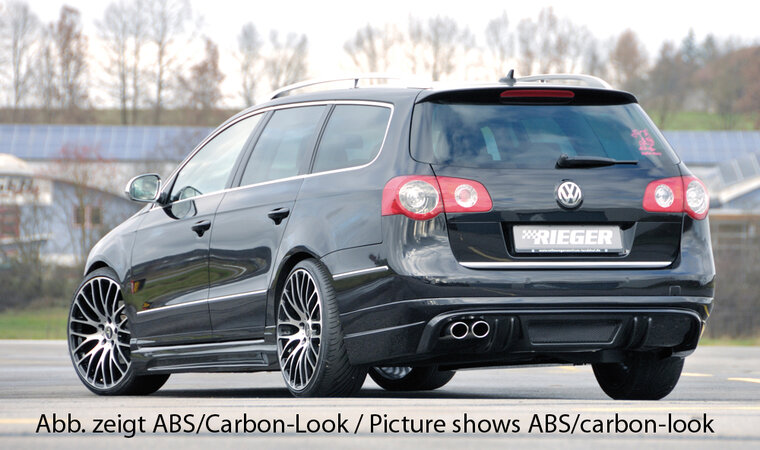 Rieger Tuning achterbumper verlenging VW Passat (3C)