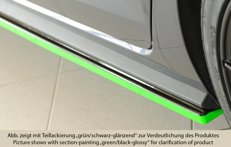 Rieger Tuning sideskirt aanzetstuk Links VW Polo (AW)