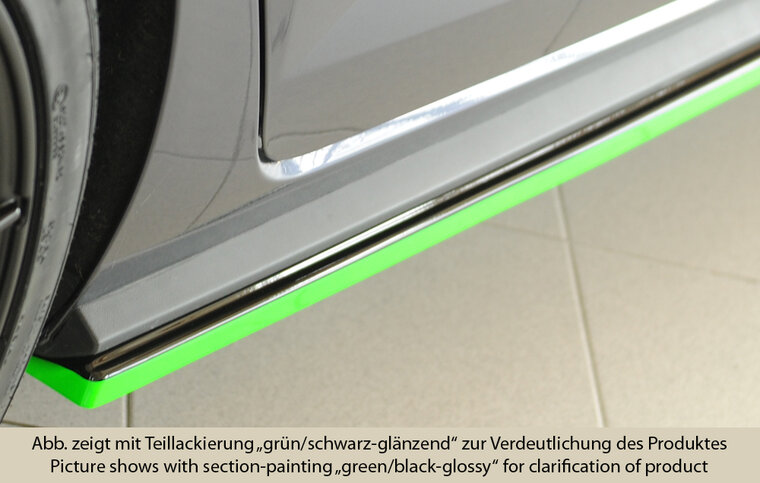 Rieger Tuning sideskirt aanzetstuk Rechts VW Polo (AW)