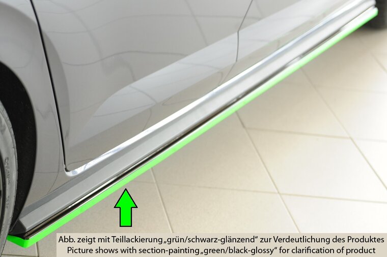 Rieger Tuning sideskirt aanzetstuk Rechts VW Polo (AW)