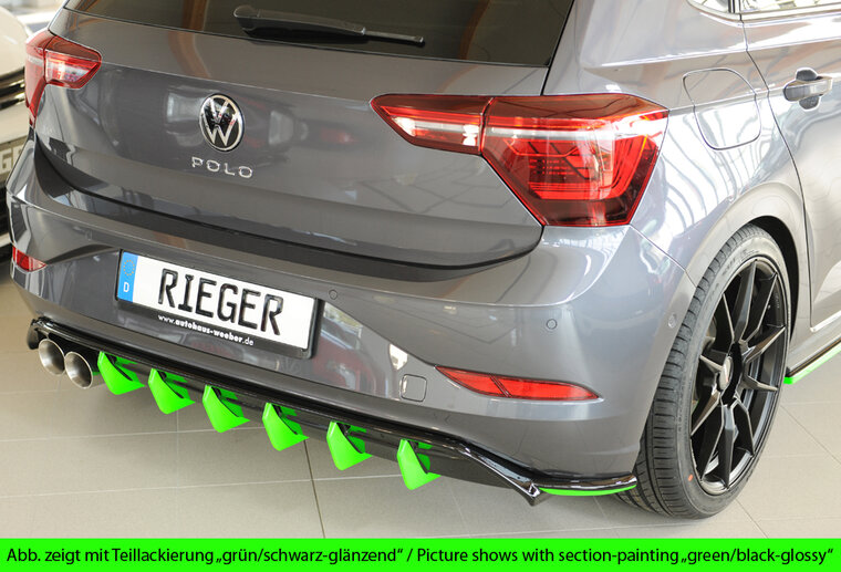 Rieger Tuning diffuser VW Polo (AW)