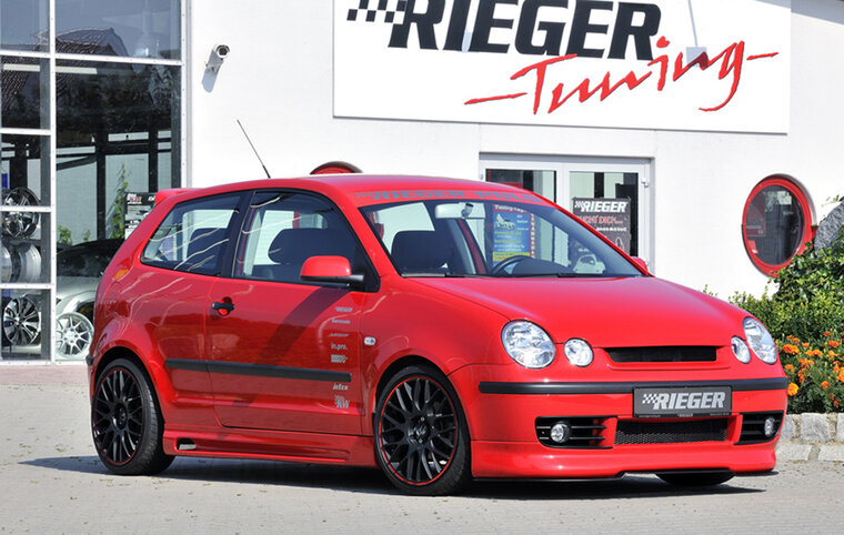 Rieger Tuning voorspoiler verlenging VW Polo 5 (9N)