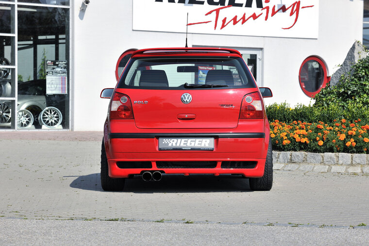 Rieger Tuning achterbumper verlenging VW Polo 5 (9N)