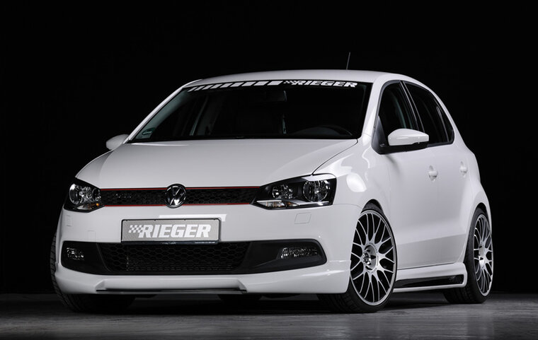 Rieger Tuning voorspoiler lip VW Polo 6 (6R)