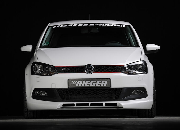 Rieger Tuning voorbumper spoiler lip VW Polo 6 (6R)