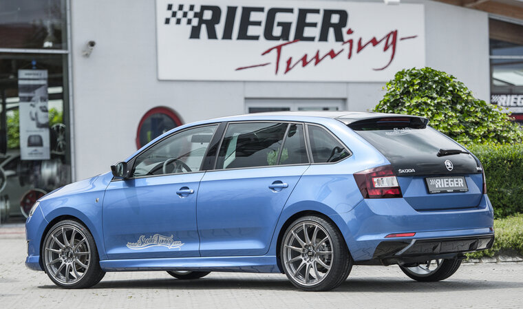 Rieger Tuning sideskirt Links Skoda Rapid NH