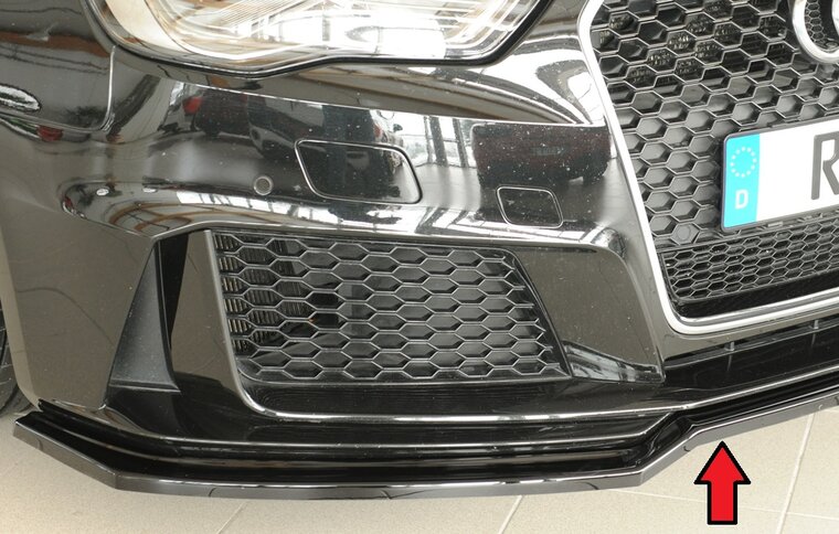 Rieger Tuning splitter Audi RS3 [8V]