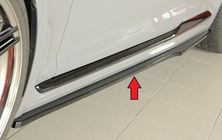 Rieger Tuning sideskirt aanzetstuk Links Audi RS5 [B9]